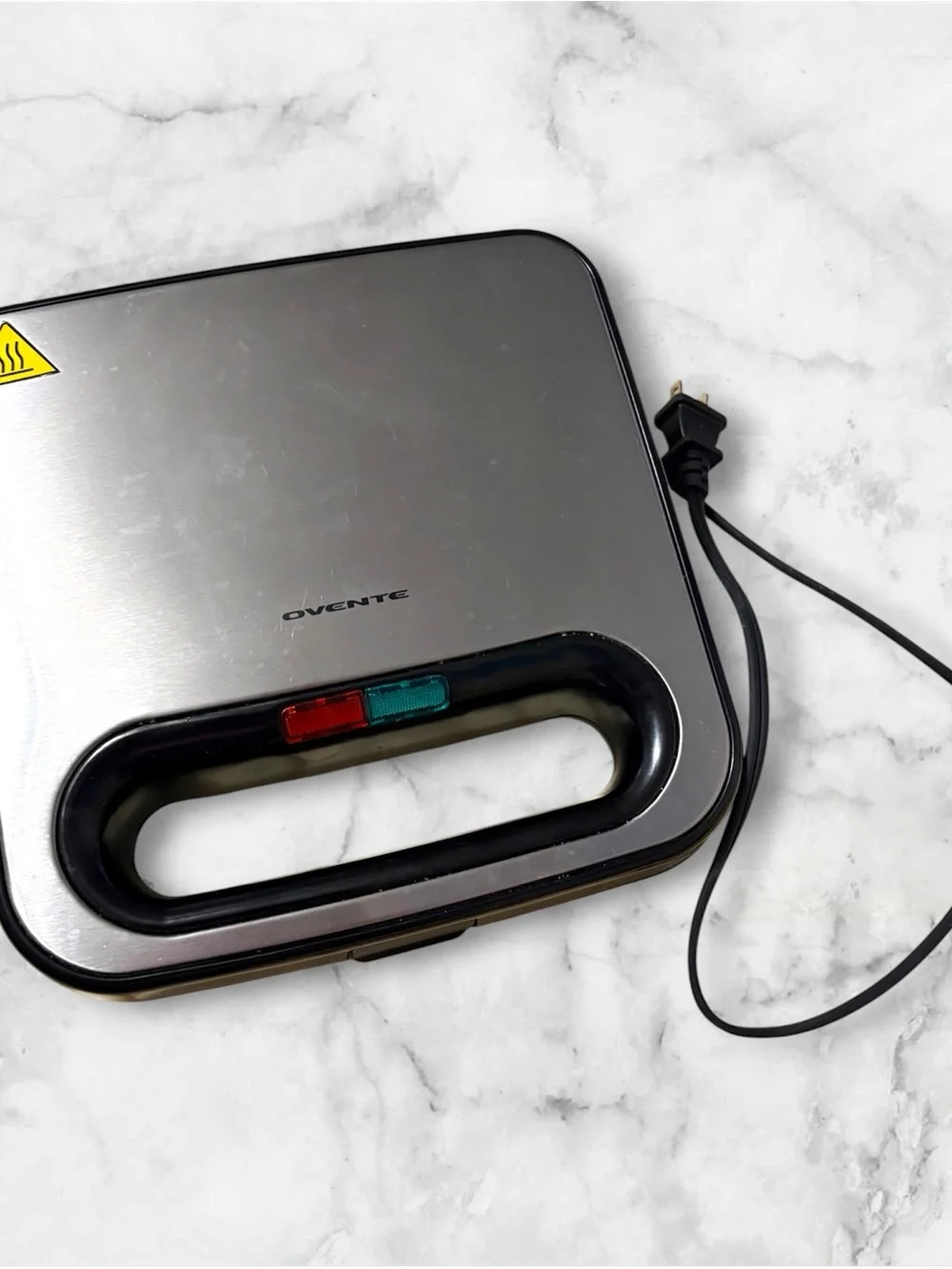 OVENTE Electric Panini Press Grill with Nonstick Plates